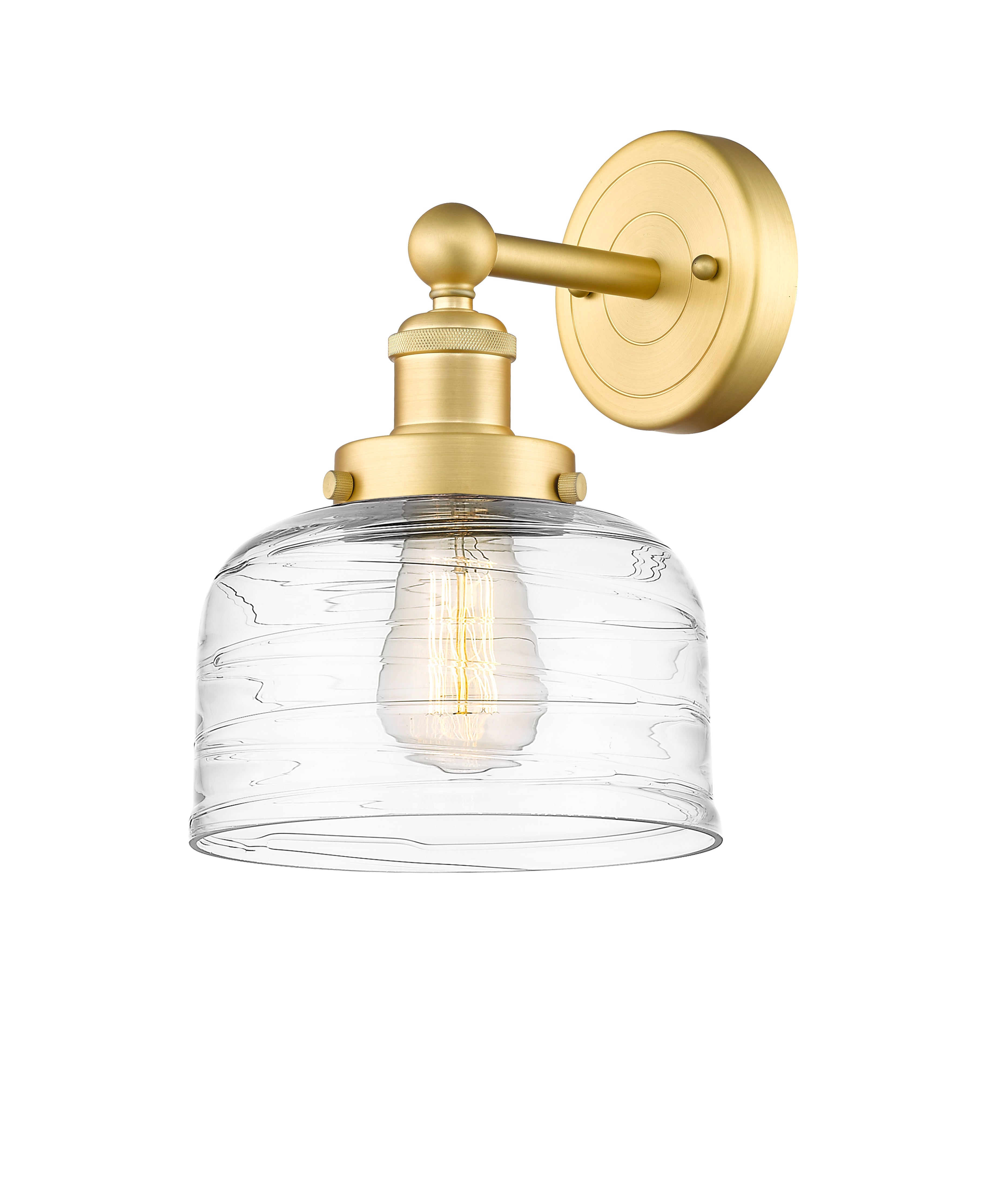 Edison Sconce Cast Brass Art Nouveau