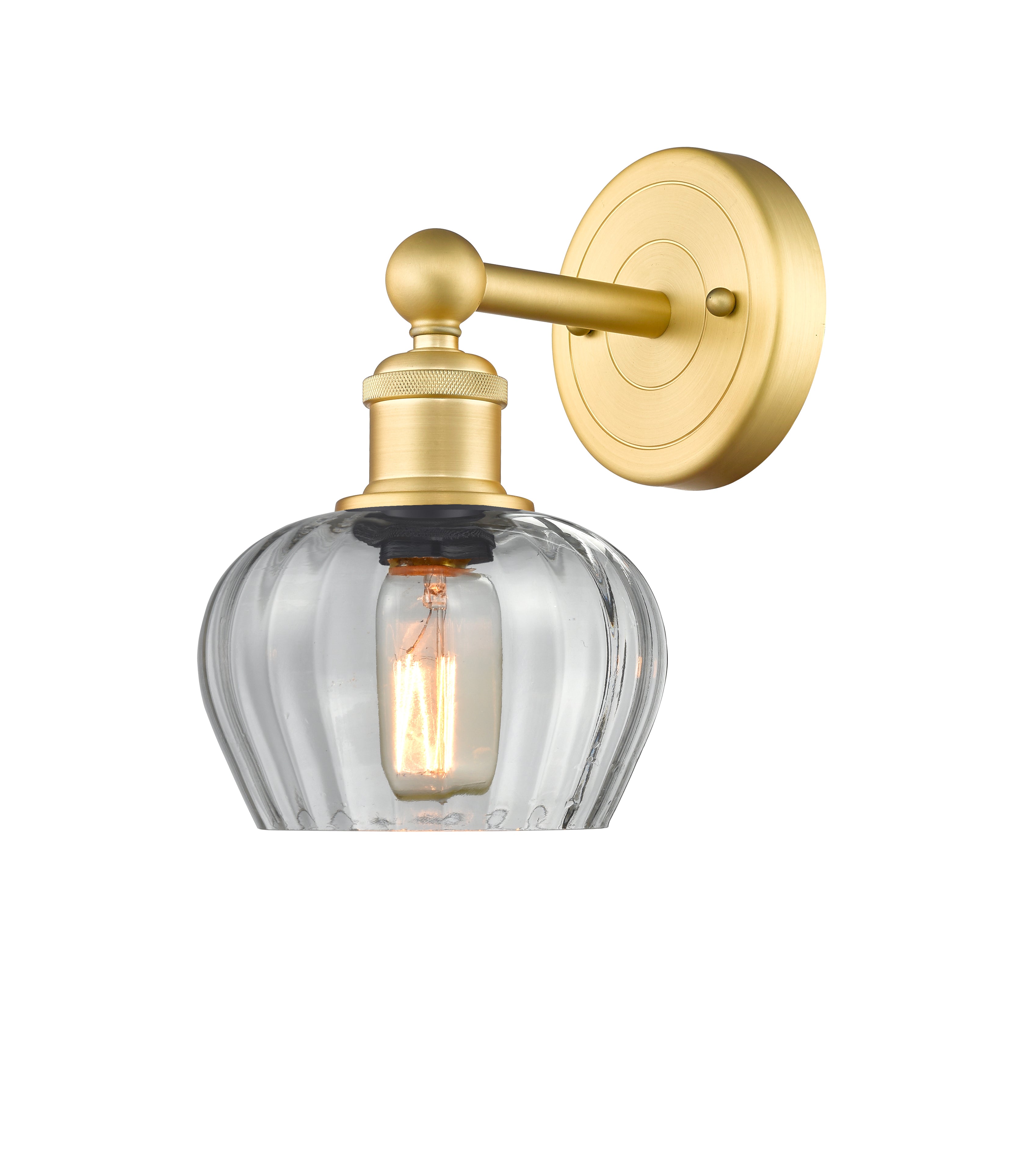 Edison Sconce Cast Brass 11 Inch