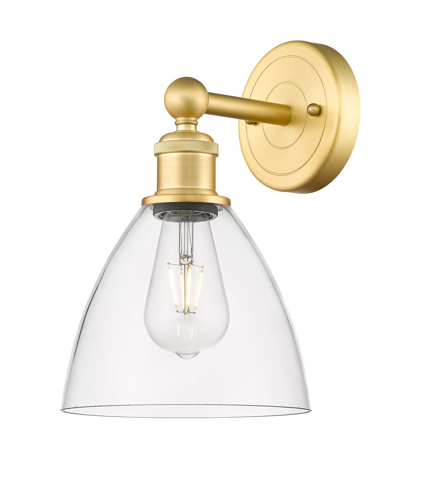 Edison Sconce Cast Brass 12.25 Inch