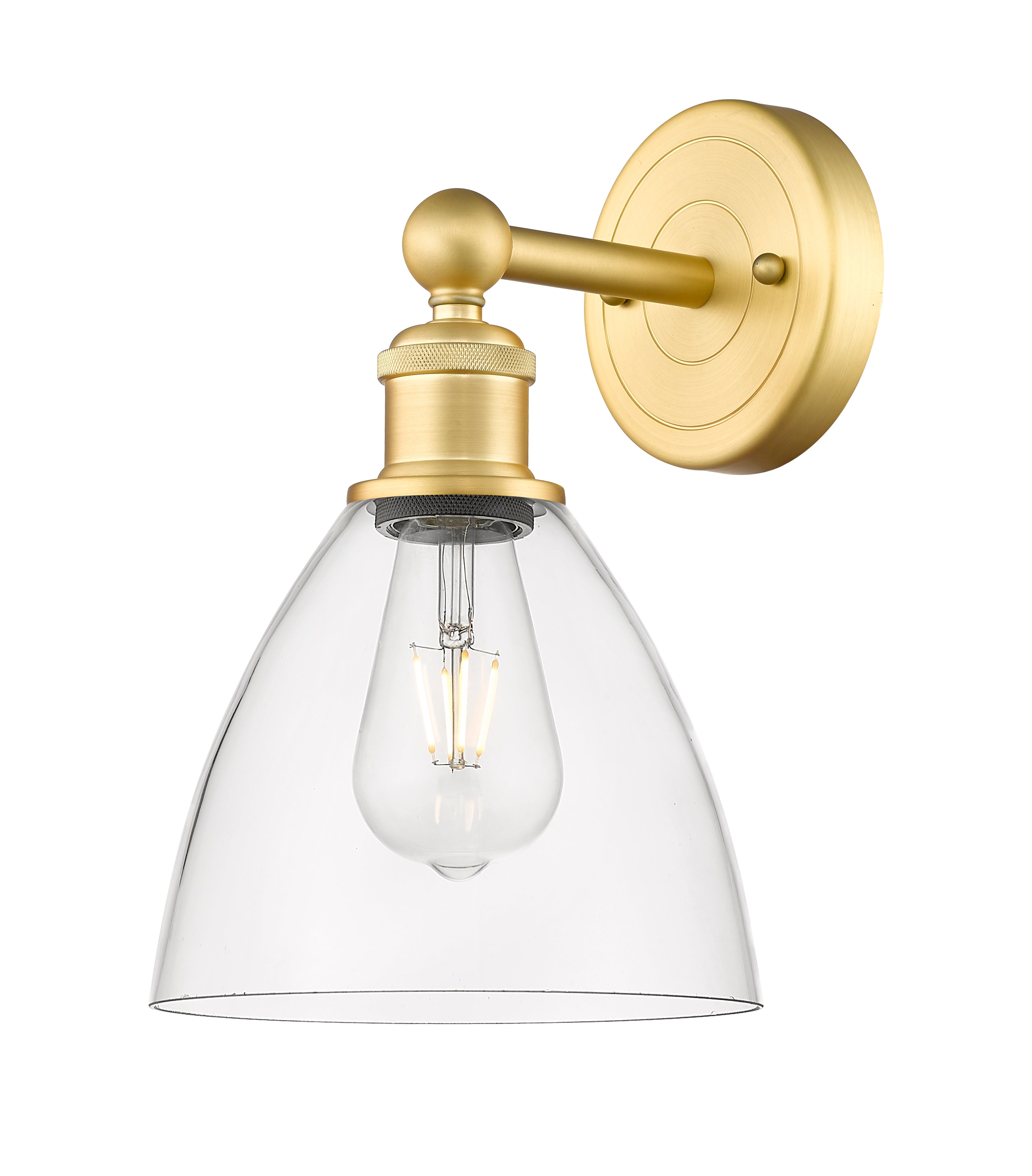 Edison Sconce Cast Brass 12.25 Inch