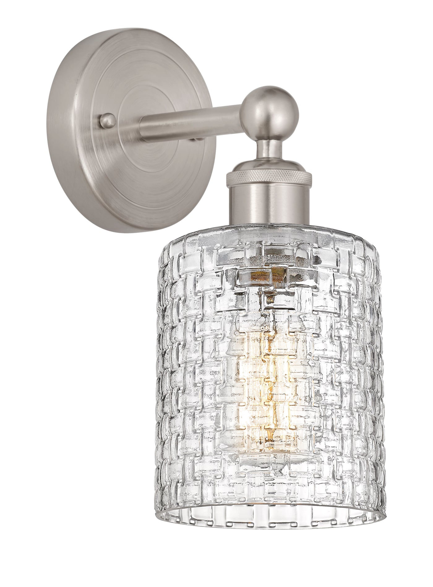 Edison Sconce Cast Brass Steel Glass