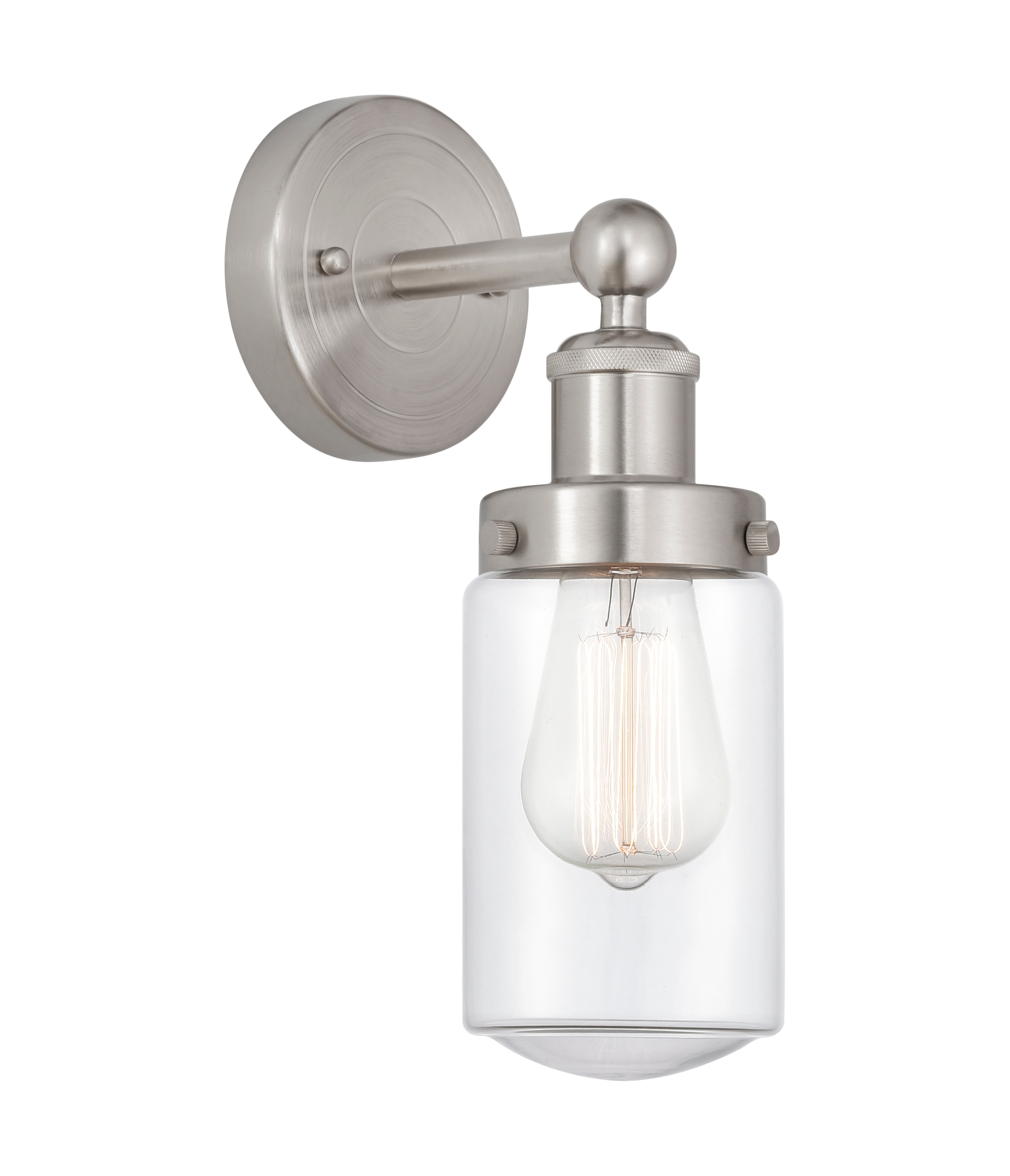 Edison Sconce Cast Brass Finish