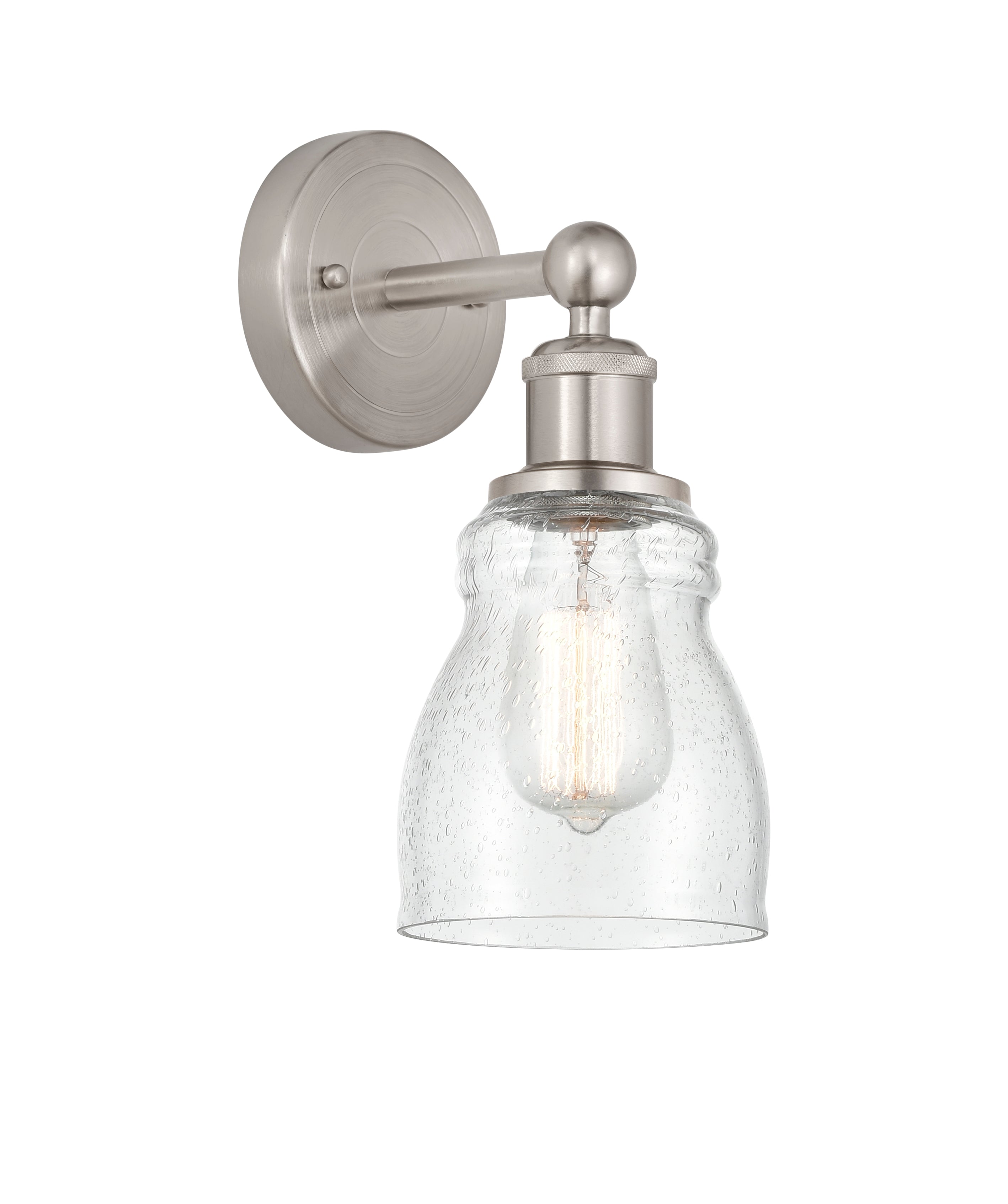 Edison Sconce Cast Brass Steel Glass