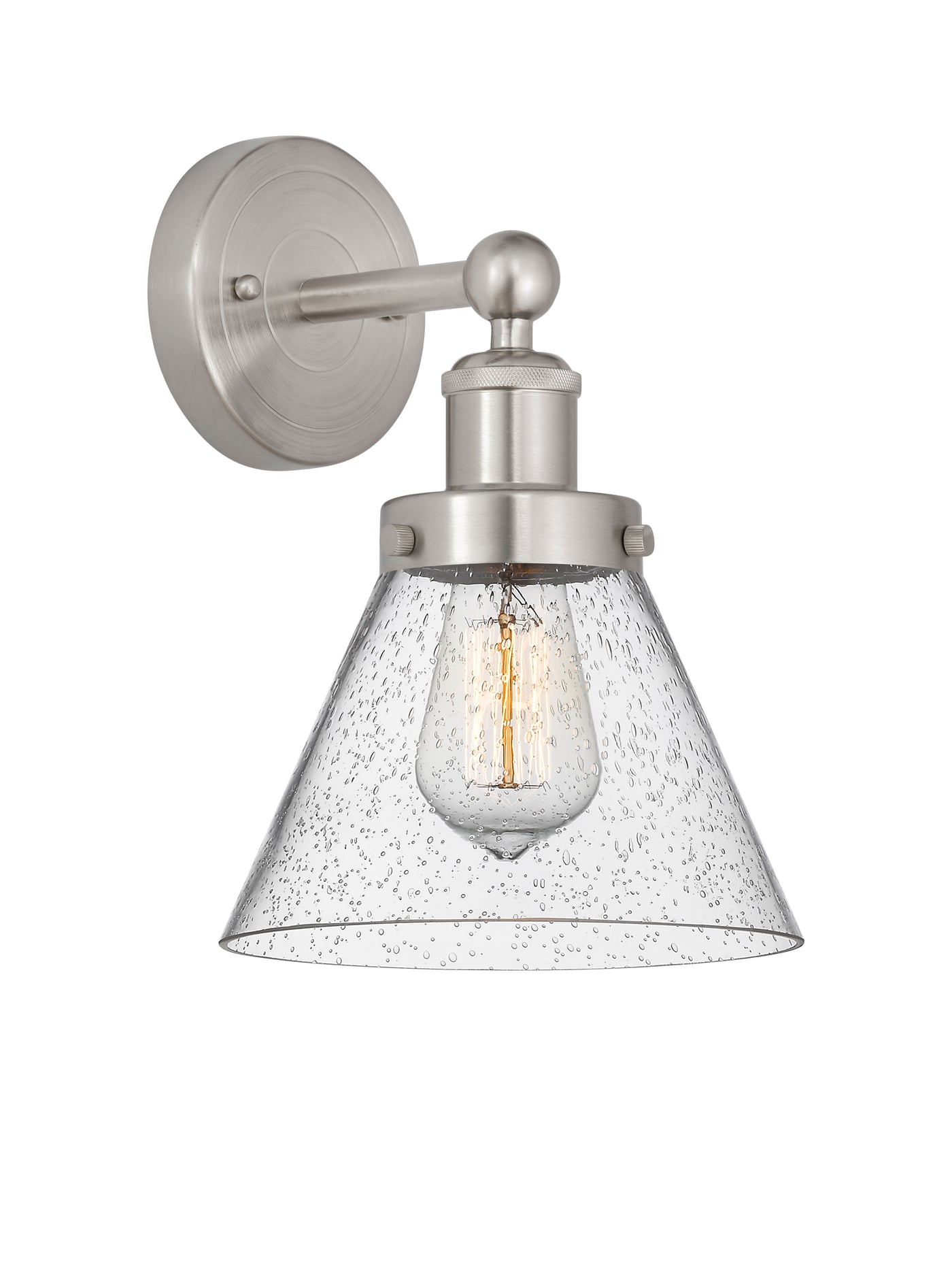 Edison Sconce Cast Brass 11.25 Inch Steel