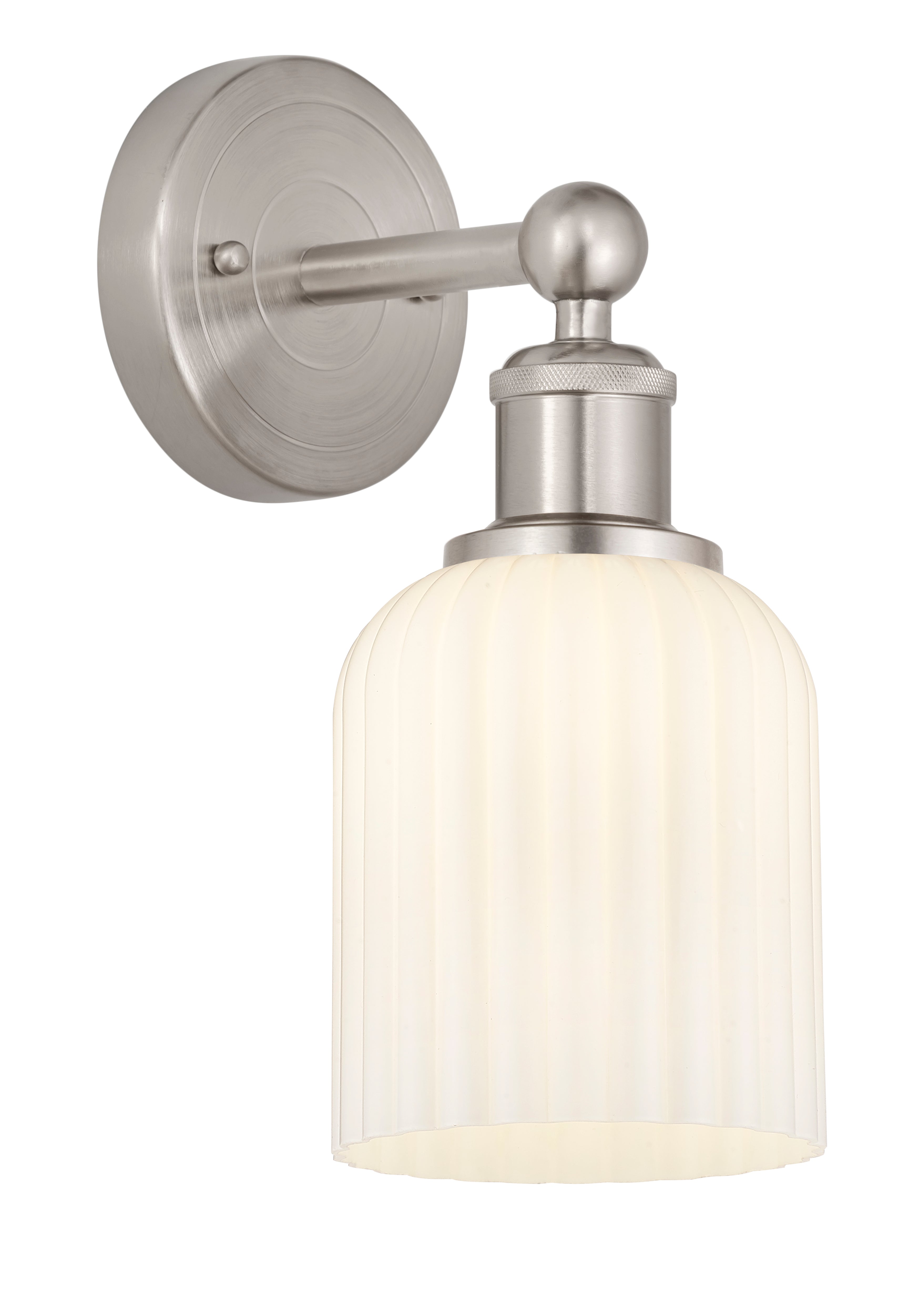 Edison Sconce Cast Brass Steel Glass