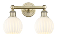 Edison Bath Vanity Light Cast Brass Glass