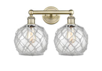 Farmhouse Rope 19-Inch 2-Light Bath Vanity Light