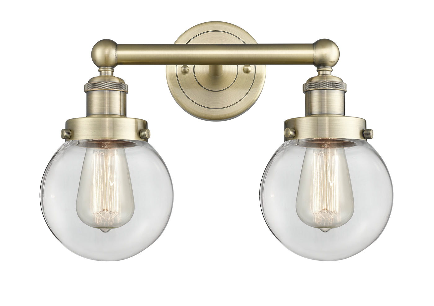 Edison Bath Vanity Light Cast Brass Finish