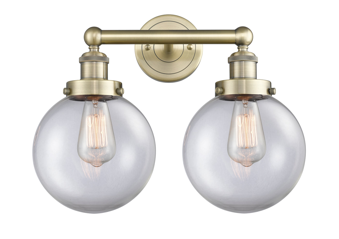Edison Bath Vanity Light Cast Brass Finish