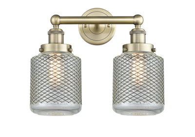 Edison Bath Vanity Light Cast Brass Glass
