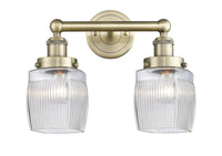 Edison Bath Vanity Light Cast Brass Glass