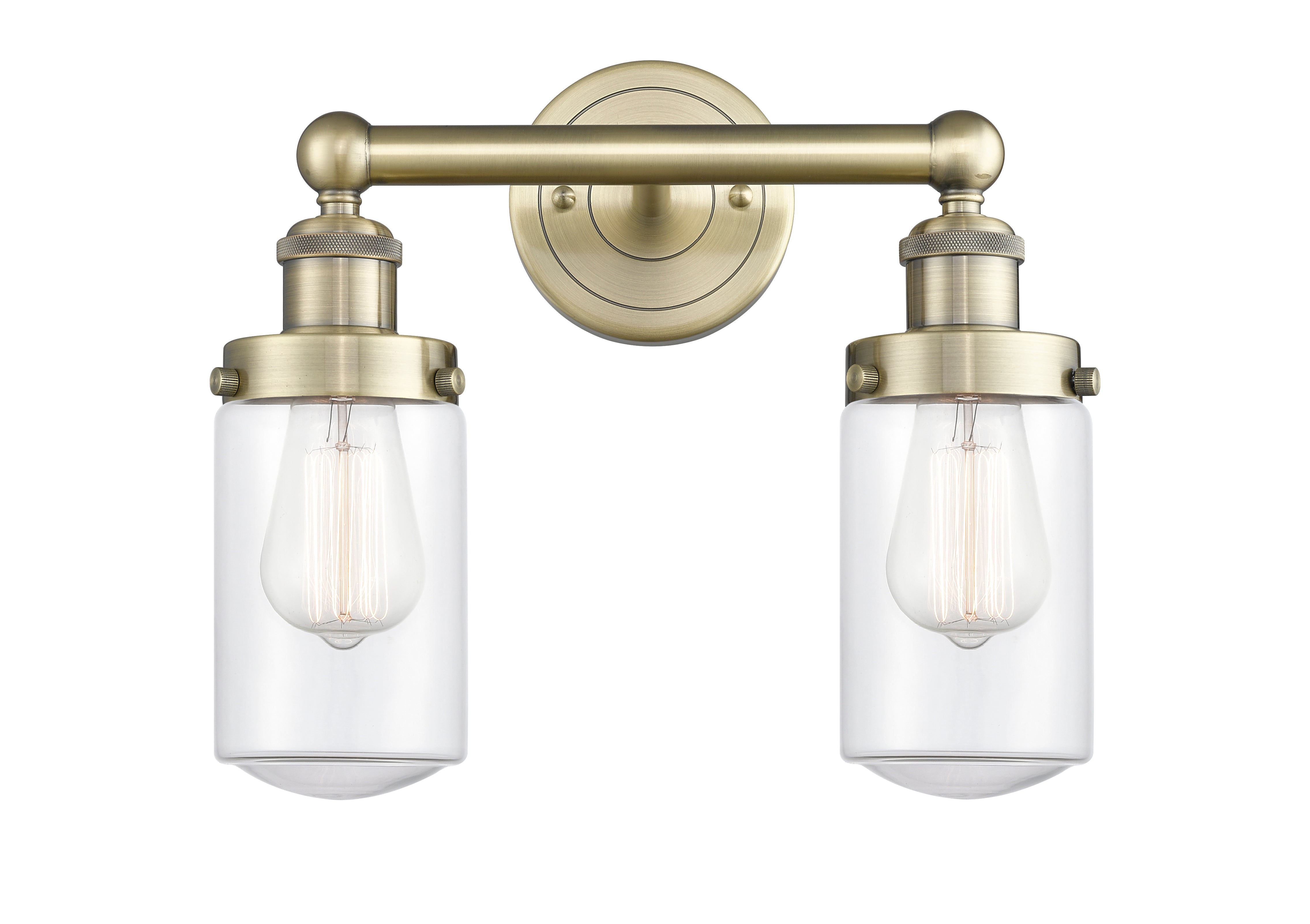 Edison Bath Vanity Light Cast Brass Finish