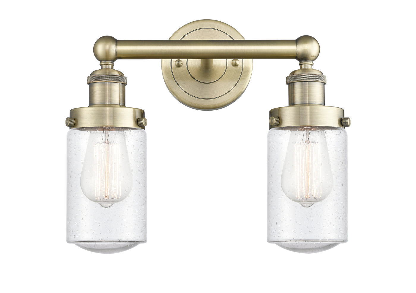 Edison Bath Vanity Light Cast Brass Finish