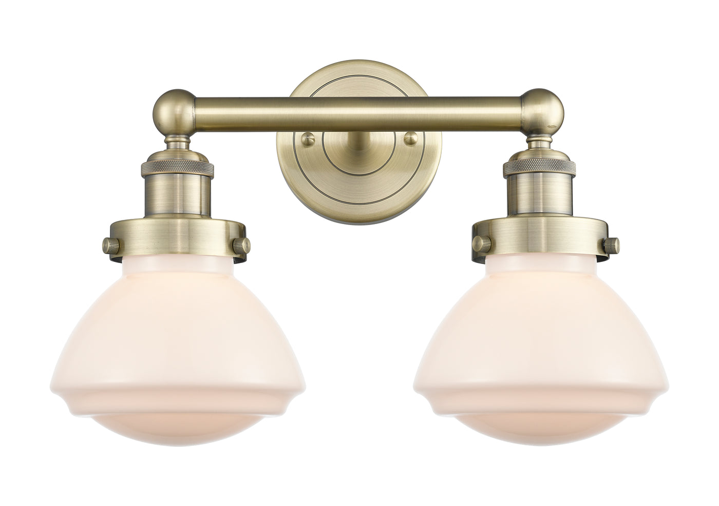 Edison Bath Vanity Light Cast Brass Three