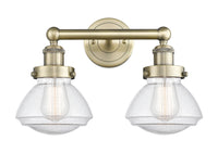 Edison Bath Vanity Light Cast Brass Three
