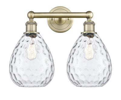 Edison Bath Vanity Light Cast Brass Glass