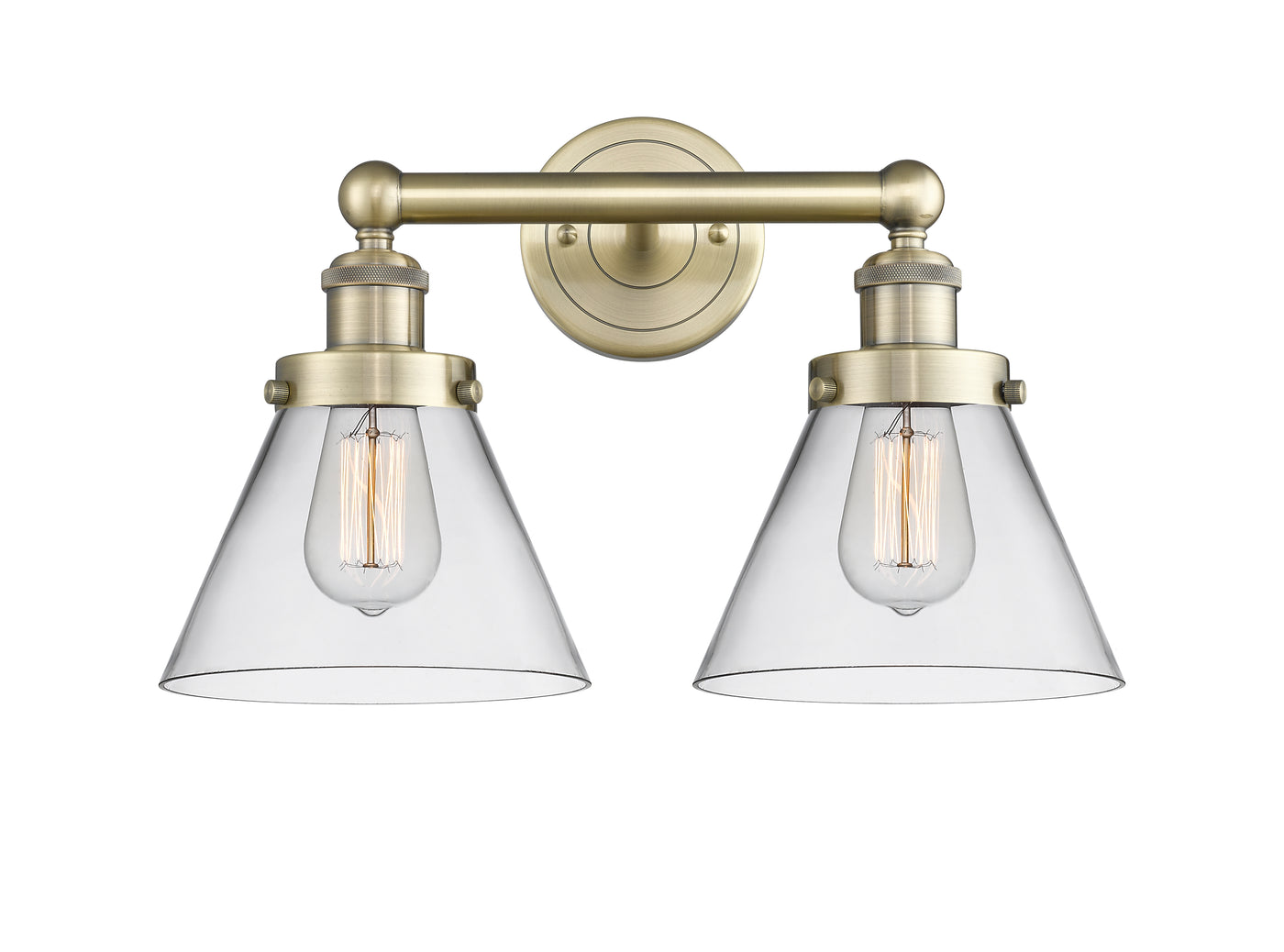 Edison Bath Vanity Light Cast Brass