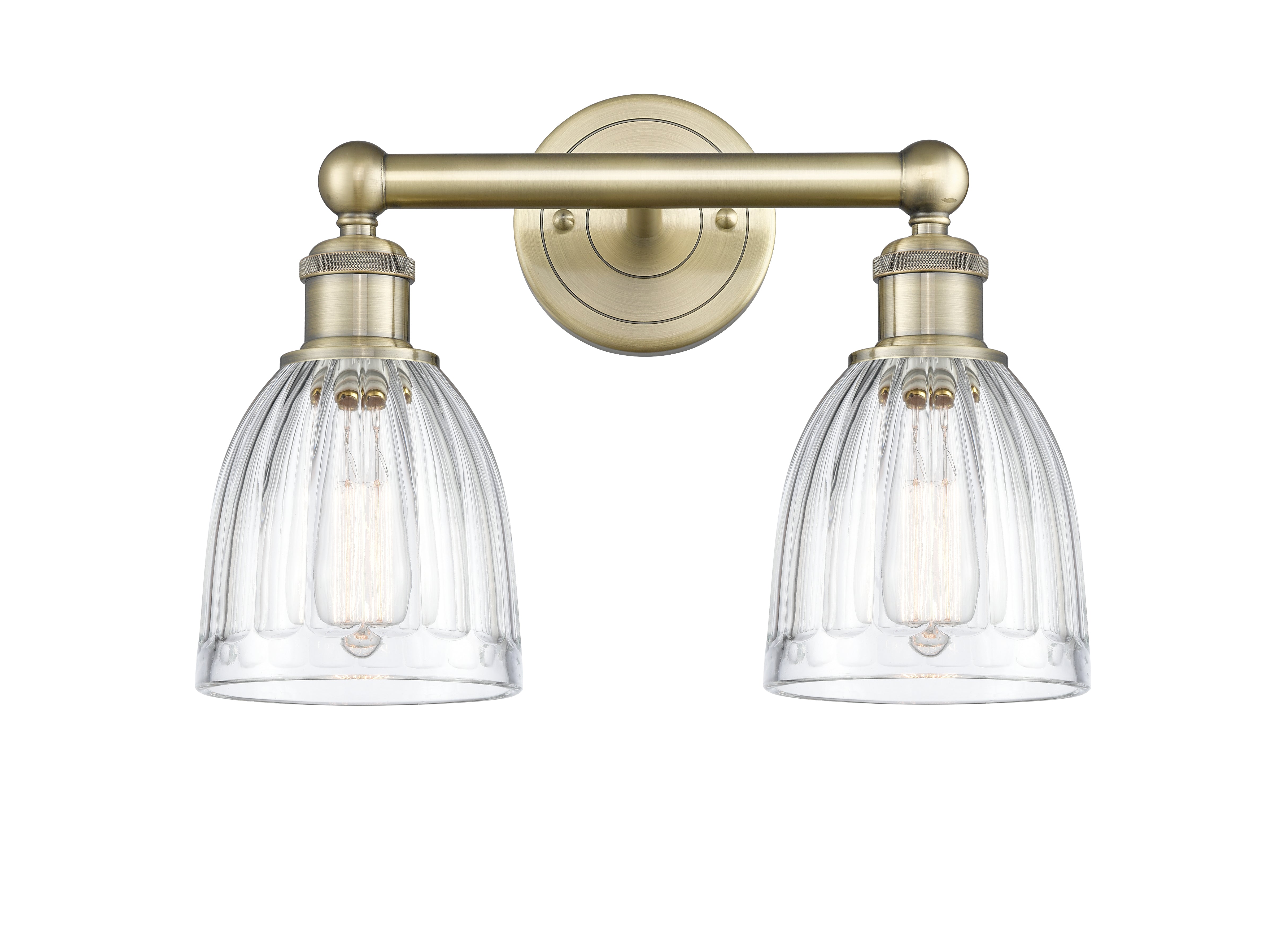 Edison Bath Vanity Light Cast Brass Finish