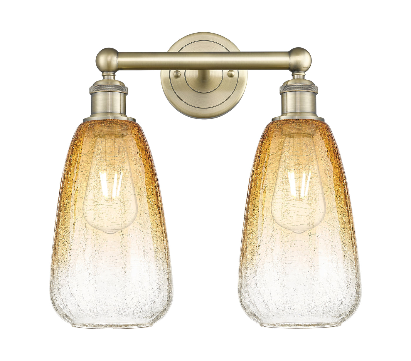 Edison Bath Vanity Light Cast Brass Finish