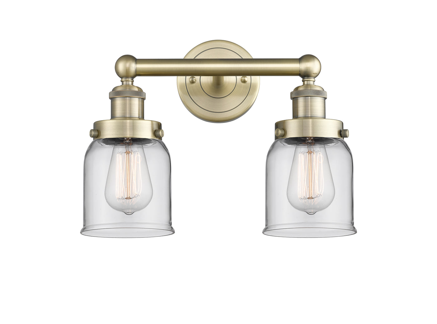 Edison Bath Vanity Light Cast Brass Finish