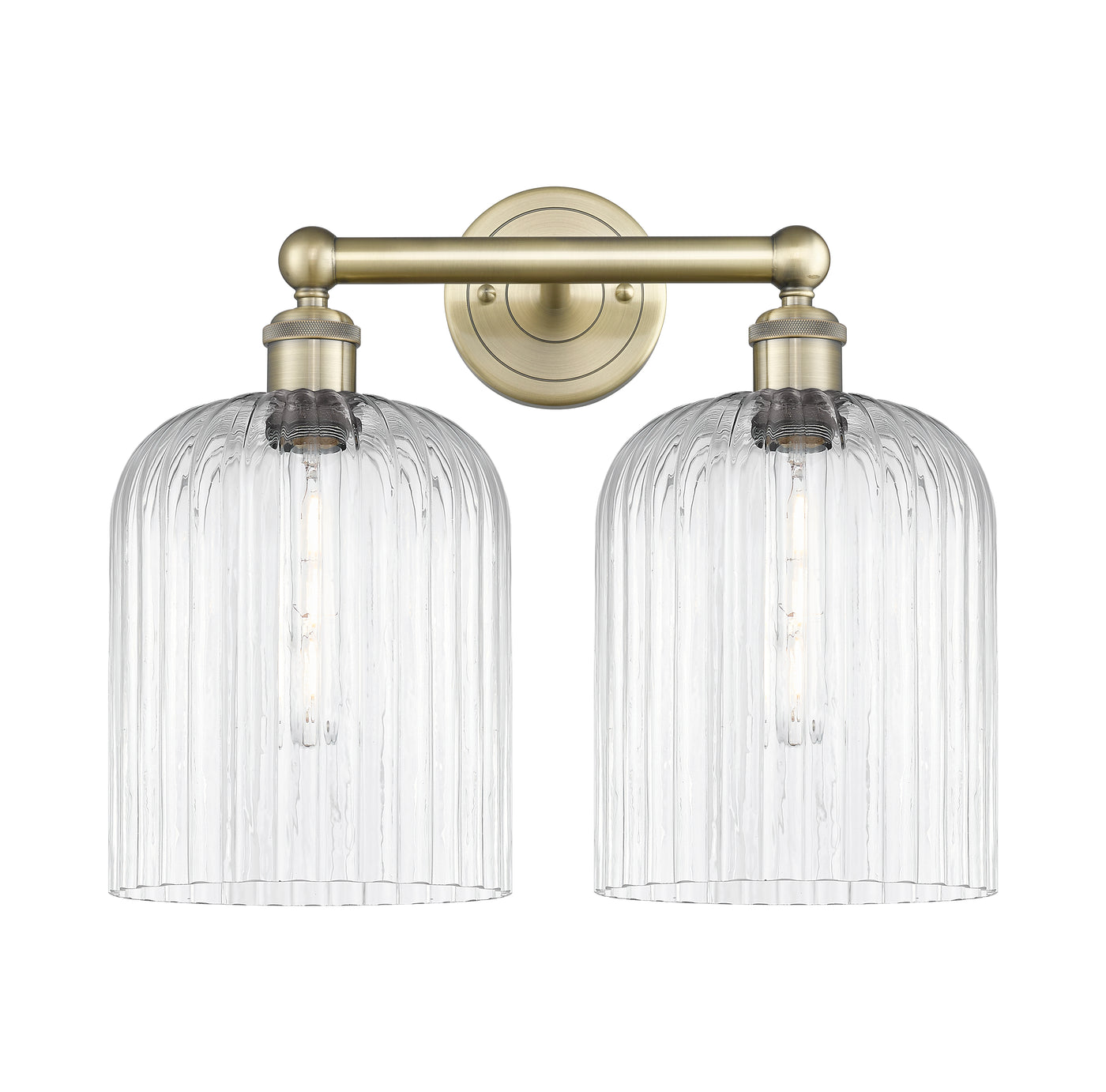 Edison Bath Vanity Light Cast Brass 14 Inch