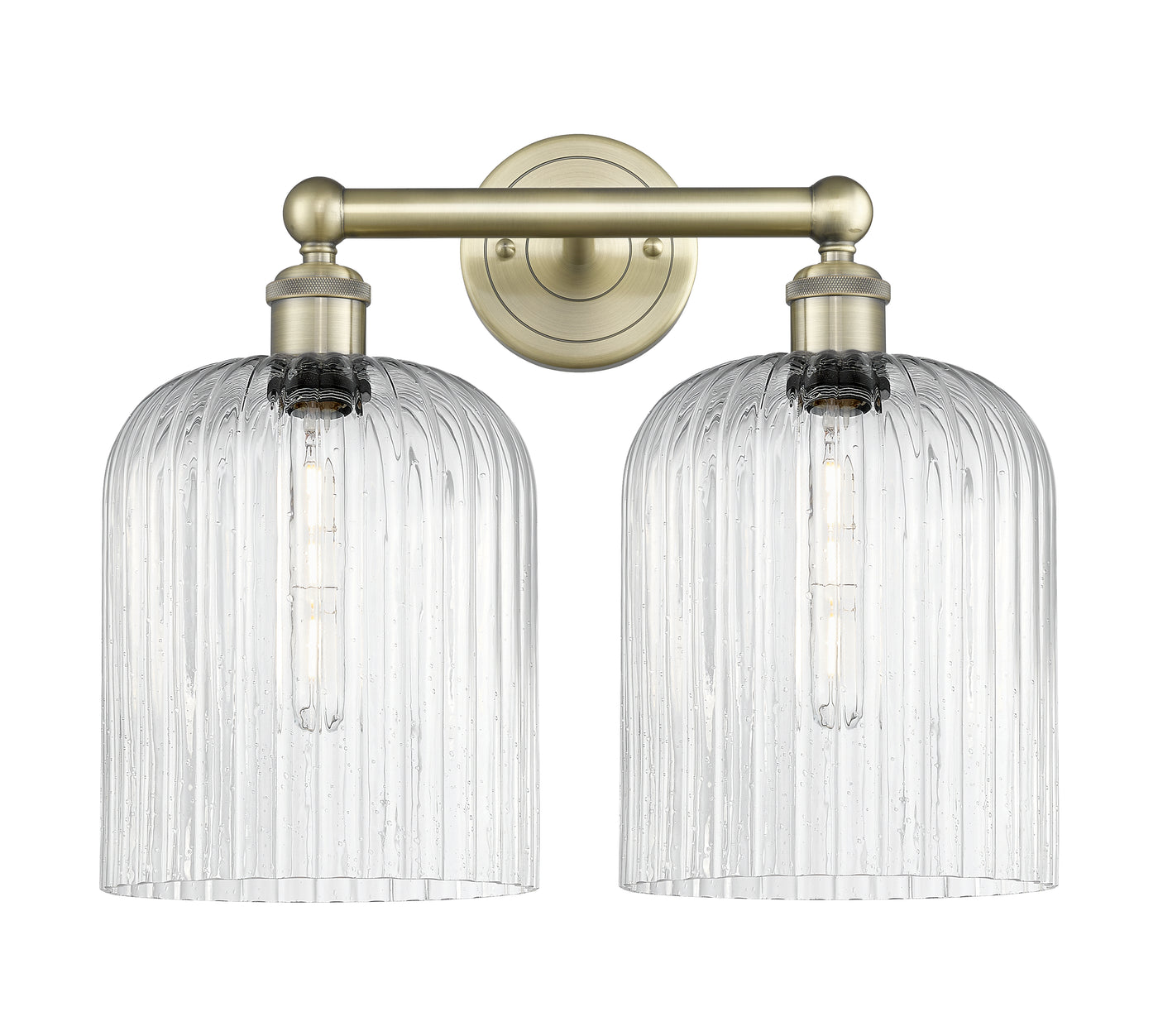 Edison Bath Vanity Light Cast Brass 14 Inch