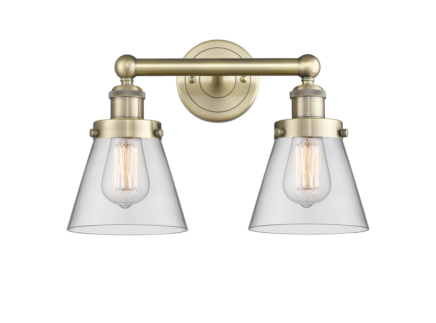 Edison Bath Vanity Light Cast Brass Finish