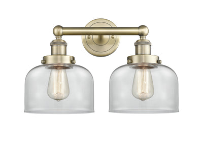 Edison Bath Vanity Light Cast Brass 16 Inches