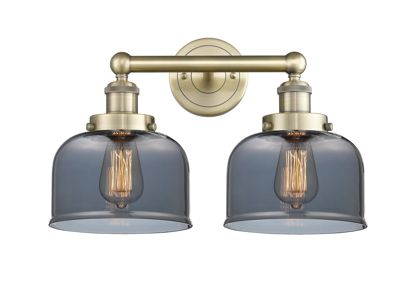 Edison Bath Vanity Light Cast Brass 16 Inches