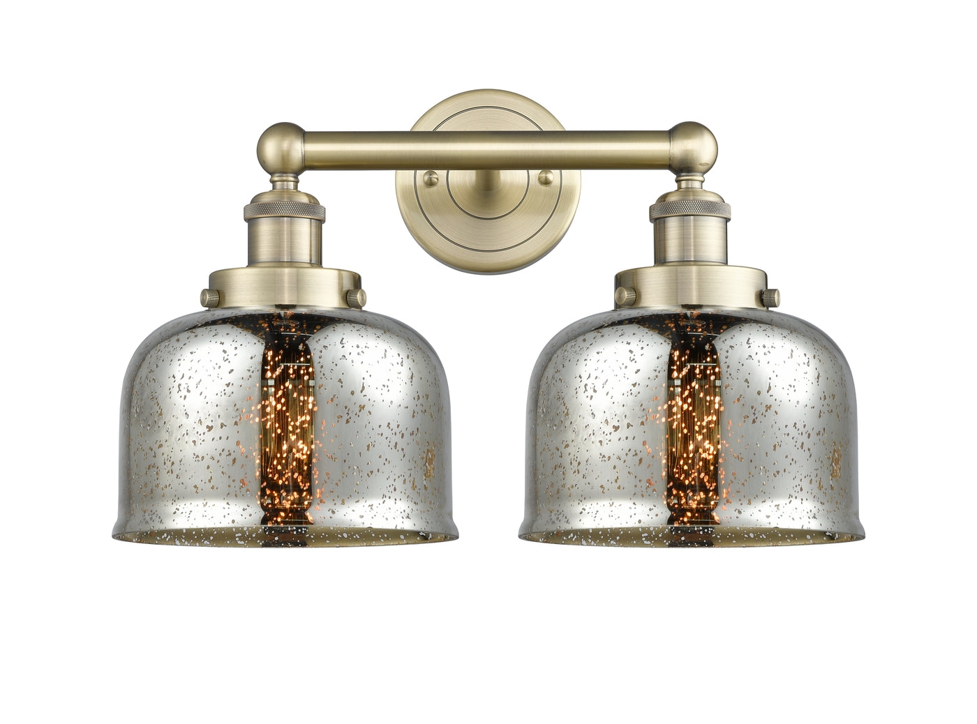 Edison Bath Vanity Light Cast Brass 16 Inches