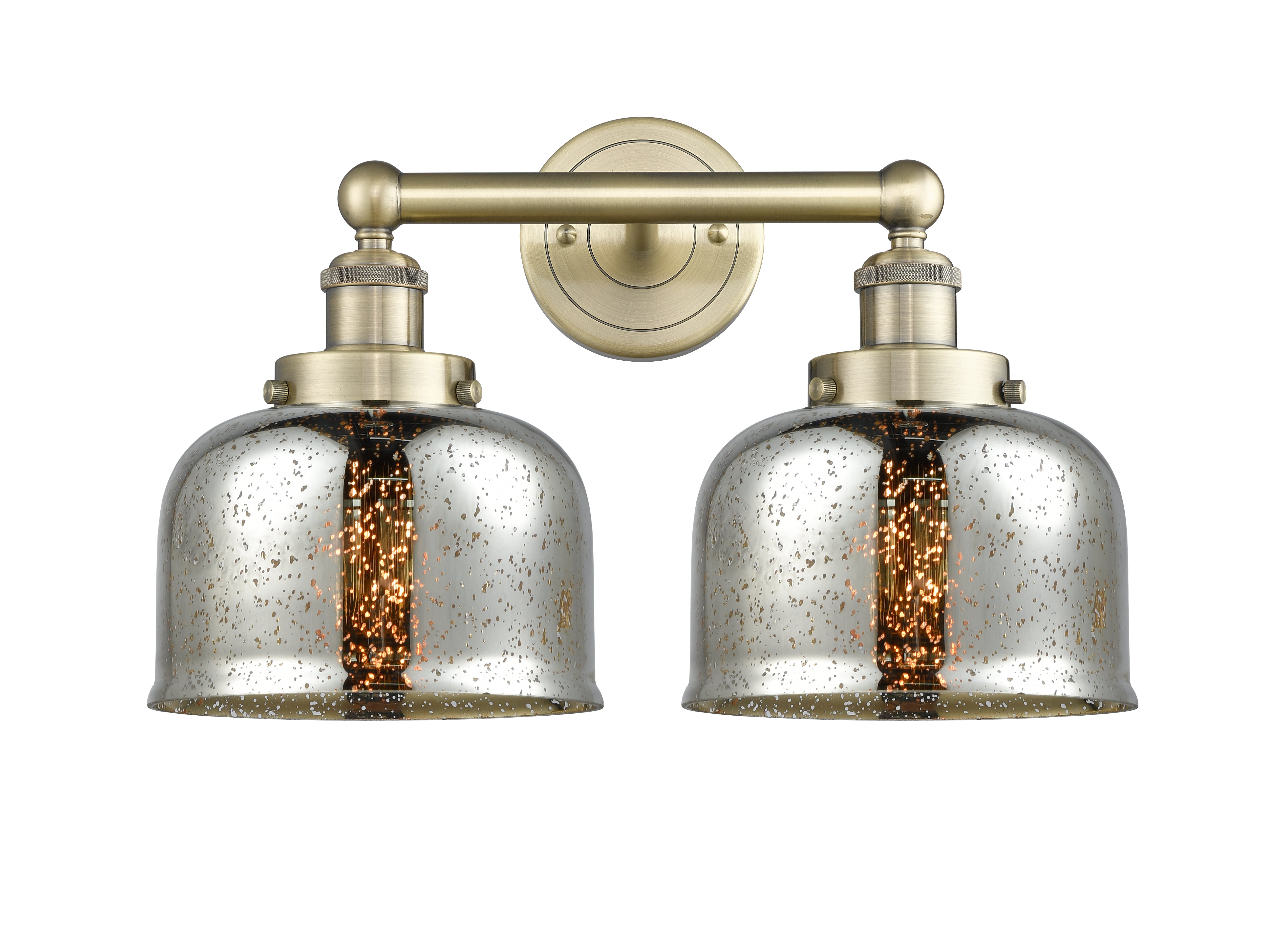 Edison Bath Vanity Light Cast Brass 16 Inches