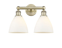 Edison Bath Vanity Light Steel Glass Brass