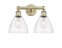 Edison Bath Vanity Light Steel Glass Brass