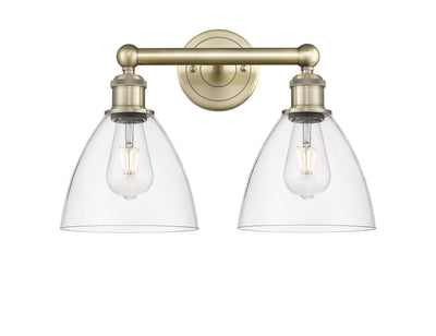 Edison Bath Vanity Light Steel Glass Brass