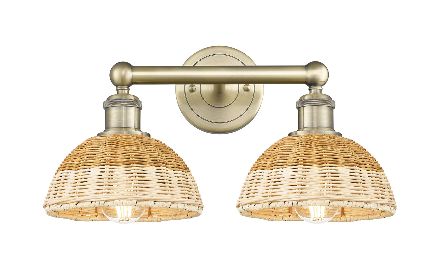 Edison Bath Vanity Light Steel Glass