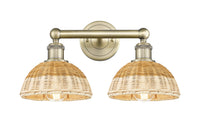 Edison Bath Vanity Light Steel Glass
