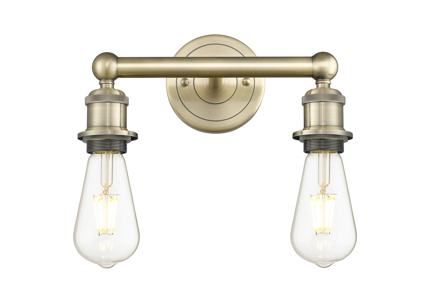 Edison Sconce Cast Brass Steel 6 Inch