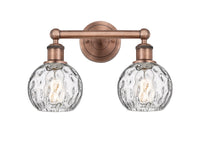 Edison Bath Vanity Light Cast Brass Glass