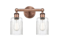 Edison Bath Vanity Light Cast Brass 15.75