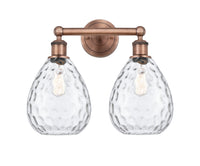 Edison Bath Vanity Light Cast Brass Glass