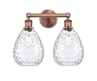Edison Bath Vanity Light Cast Brass Glass