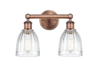 Edison Bath Vanity Light Cast Brass Finish