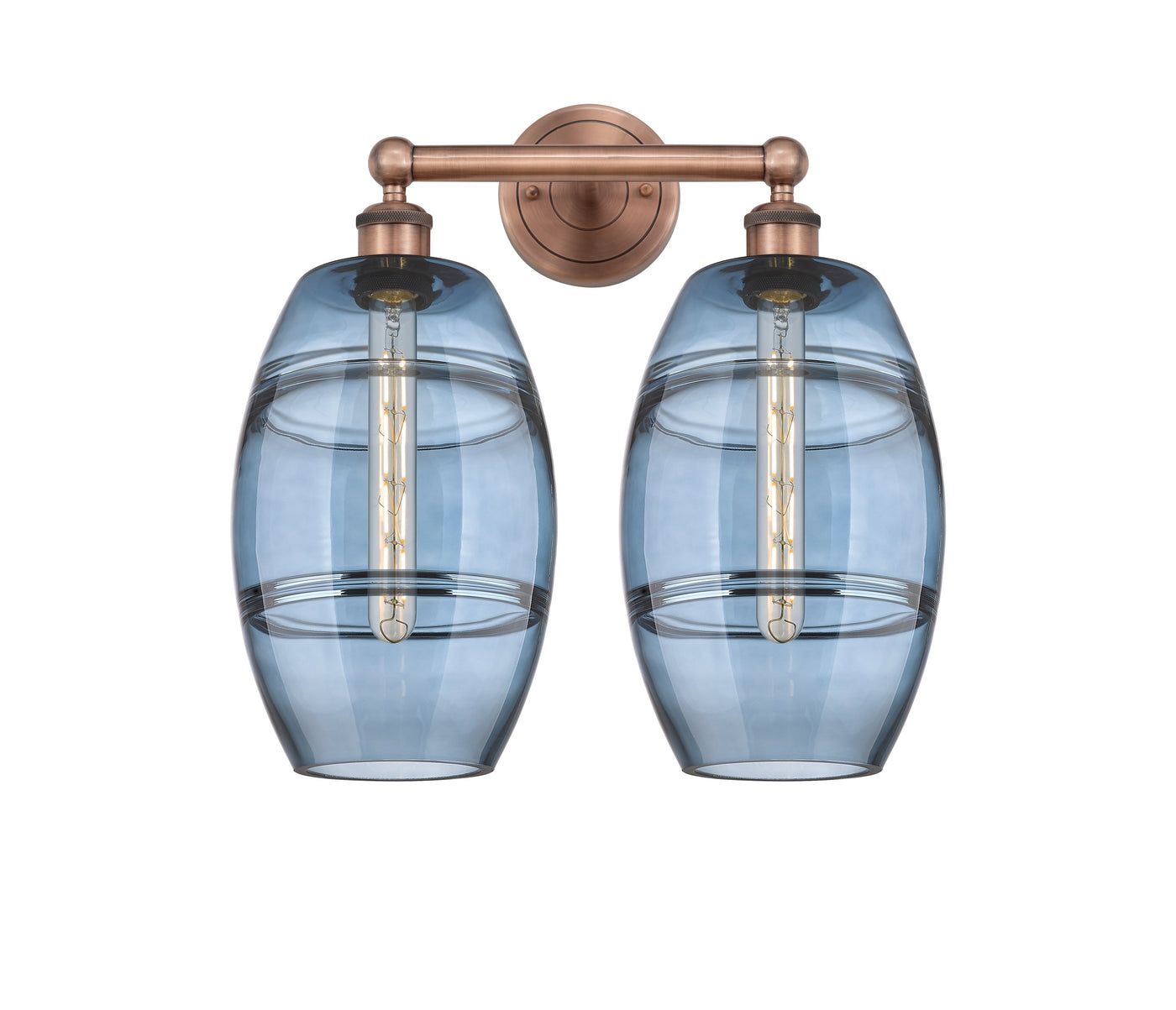 Edison Bath Vanity Light Cast Brass 14.875
