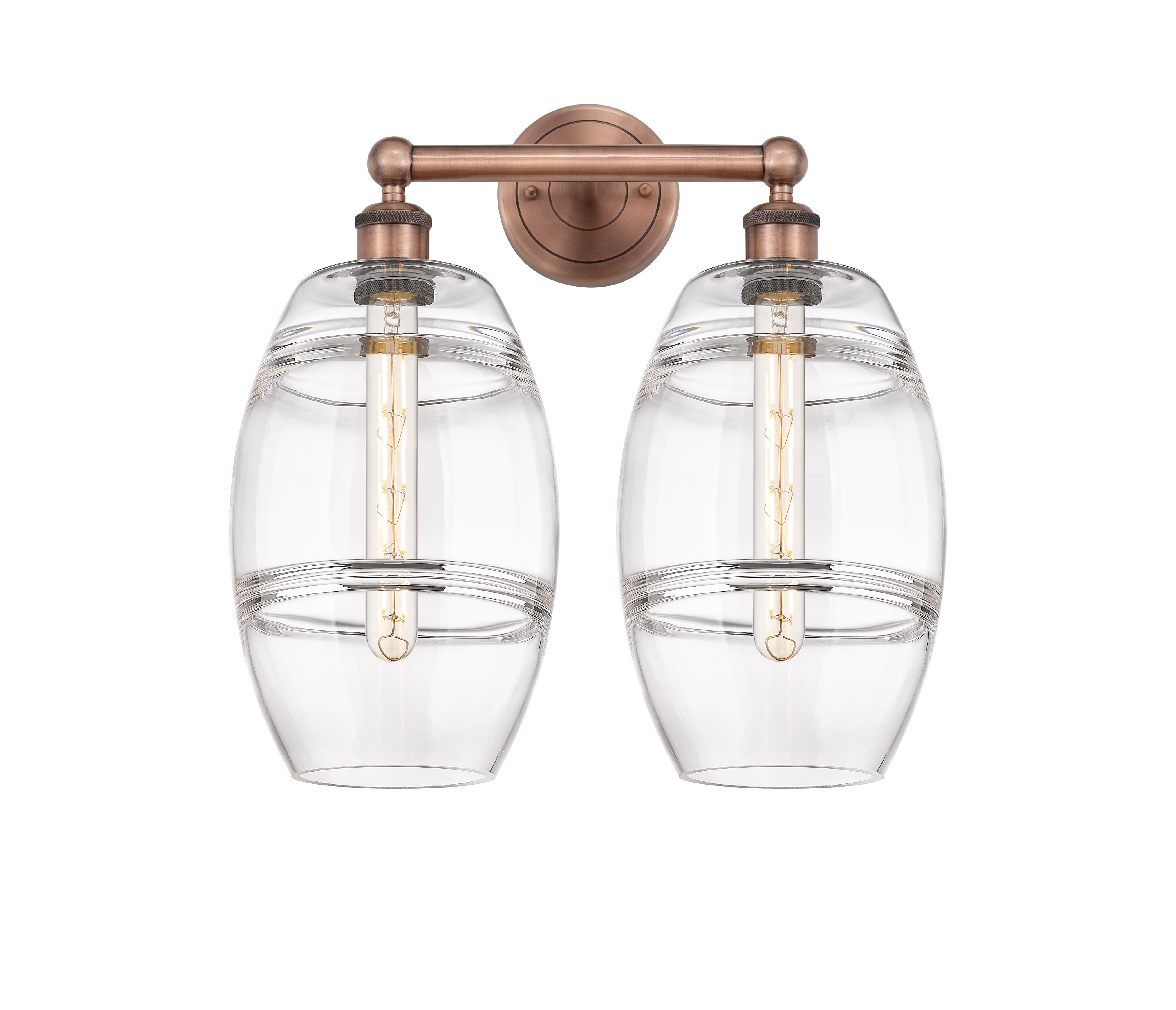 Edison Bath Vanity Light Cast Brass 14.875