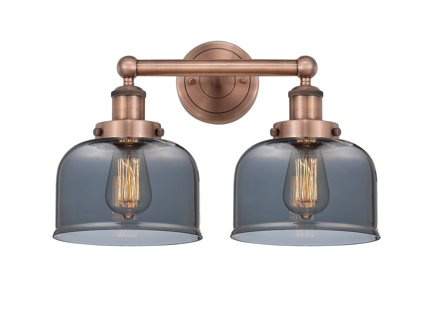Edison Bath Vanity Light Cast Brass 16 Inches