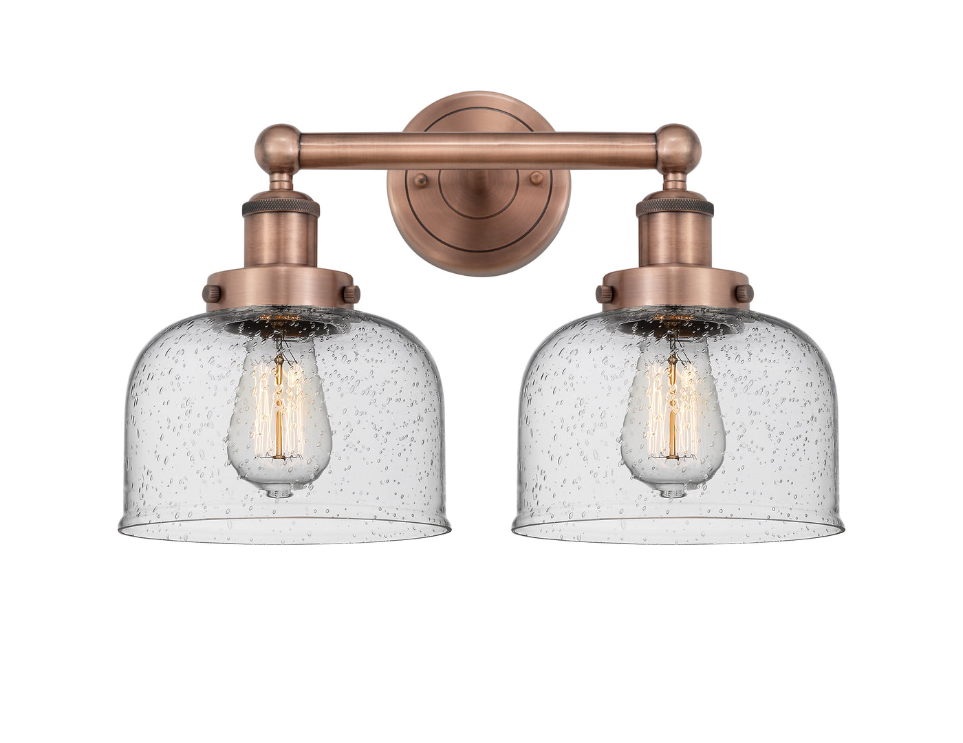 Edison Bath Vanity Light Cast Brass 16 Inches