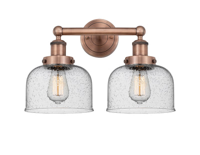 Edison Bath Vanity Light Cast Brass 16 Inches