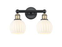 Edison Bath Vanity Light Cast Brass Glass