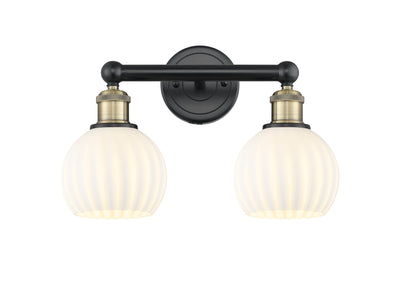 Edison Bath Vanity Light Cast Brass Glass