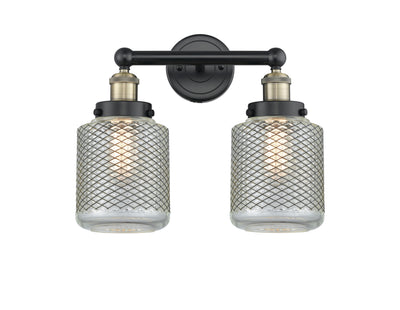 Edison Bath Vanity Light Cast Brass Glass